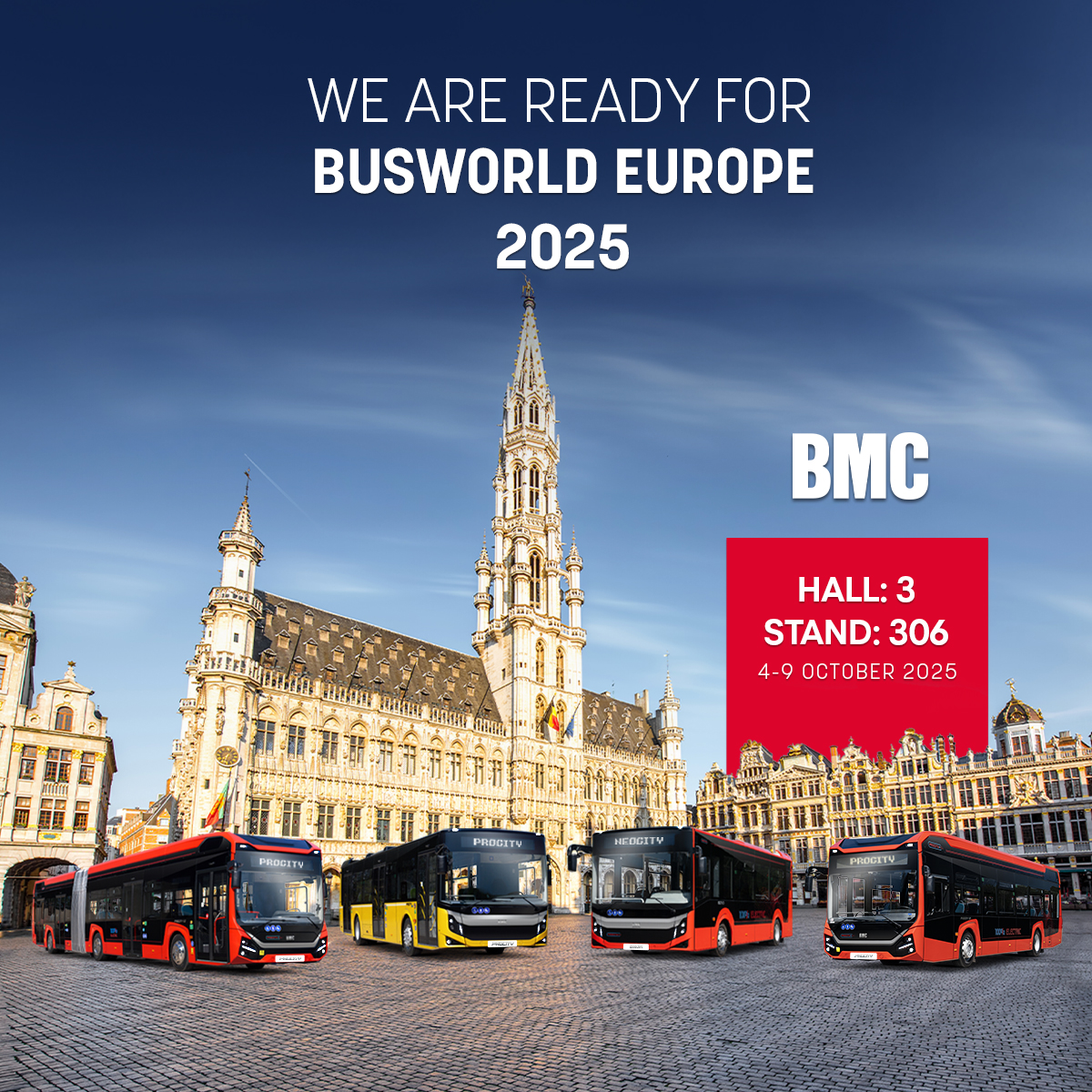 BMC IS READY FOR BUSWORLD EUROPE 2025