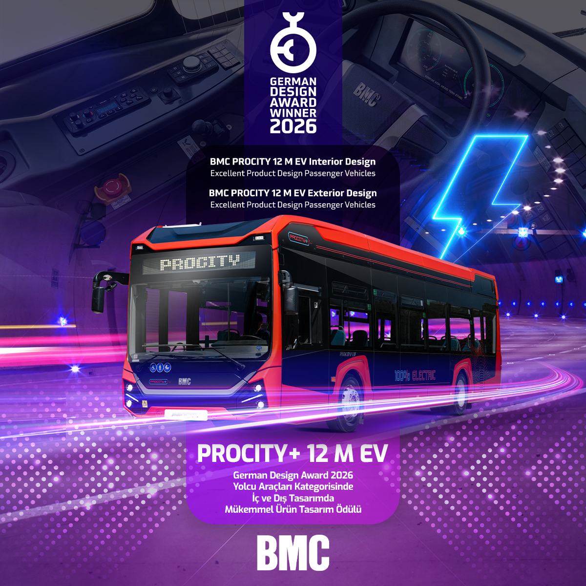 BMC’ye German Design Award 2026’dan Çifte Tasarım Ödülü! 🏆