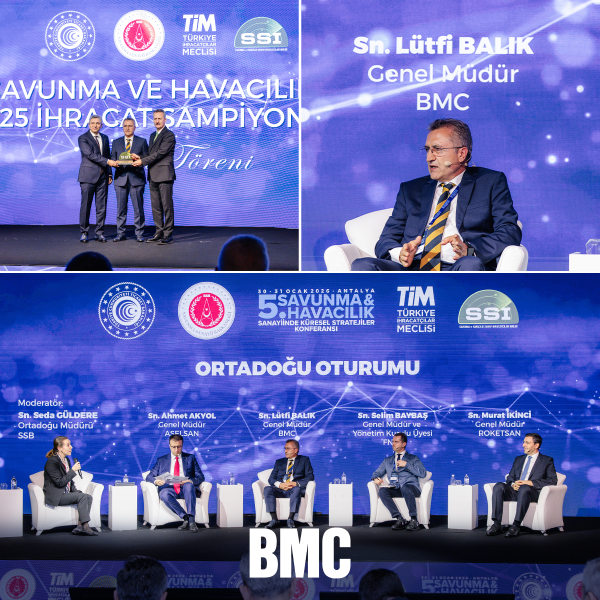 5. Savunma ve Havacılık Sanayiinde Küresel Stratejiler Konferansı, Antalya'da Gerçekleştirildi.