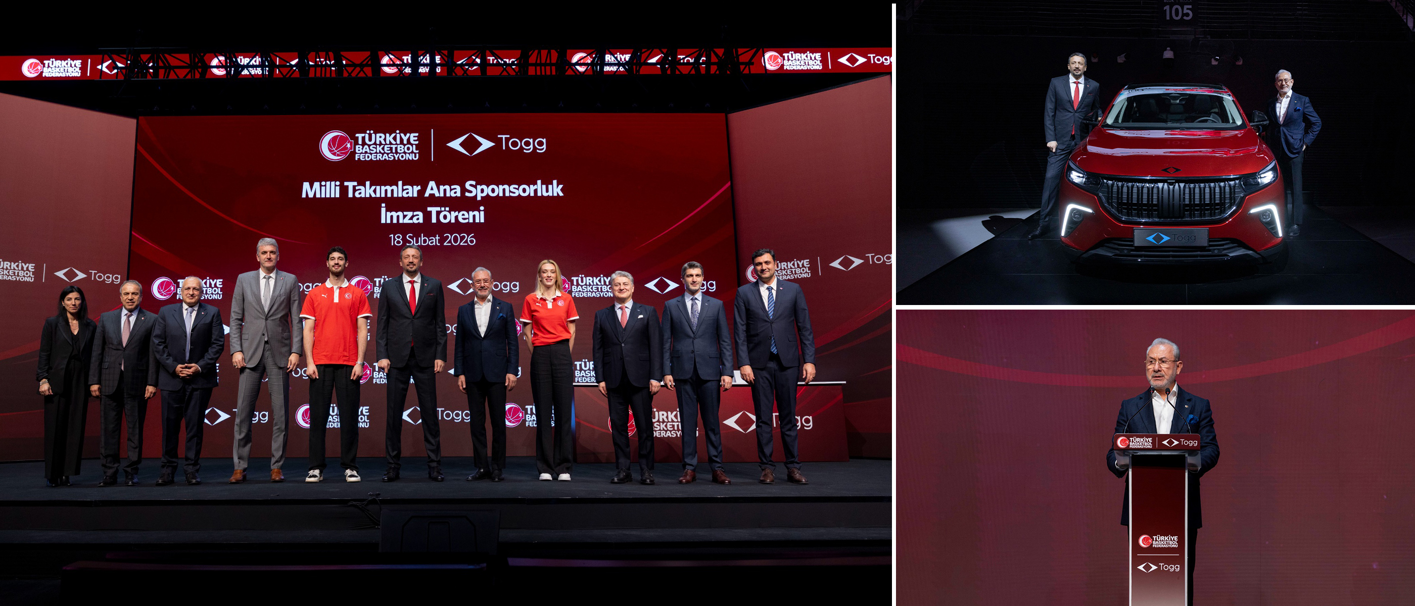 TBF ile TOGG Arasında Milli Takımlar Ana Sponsorluk Anlaşması İmzalandı.