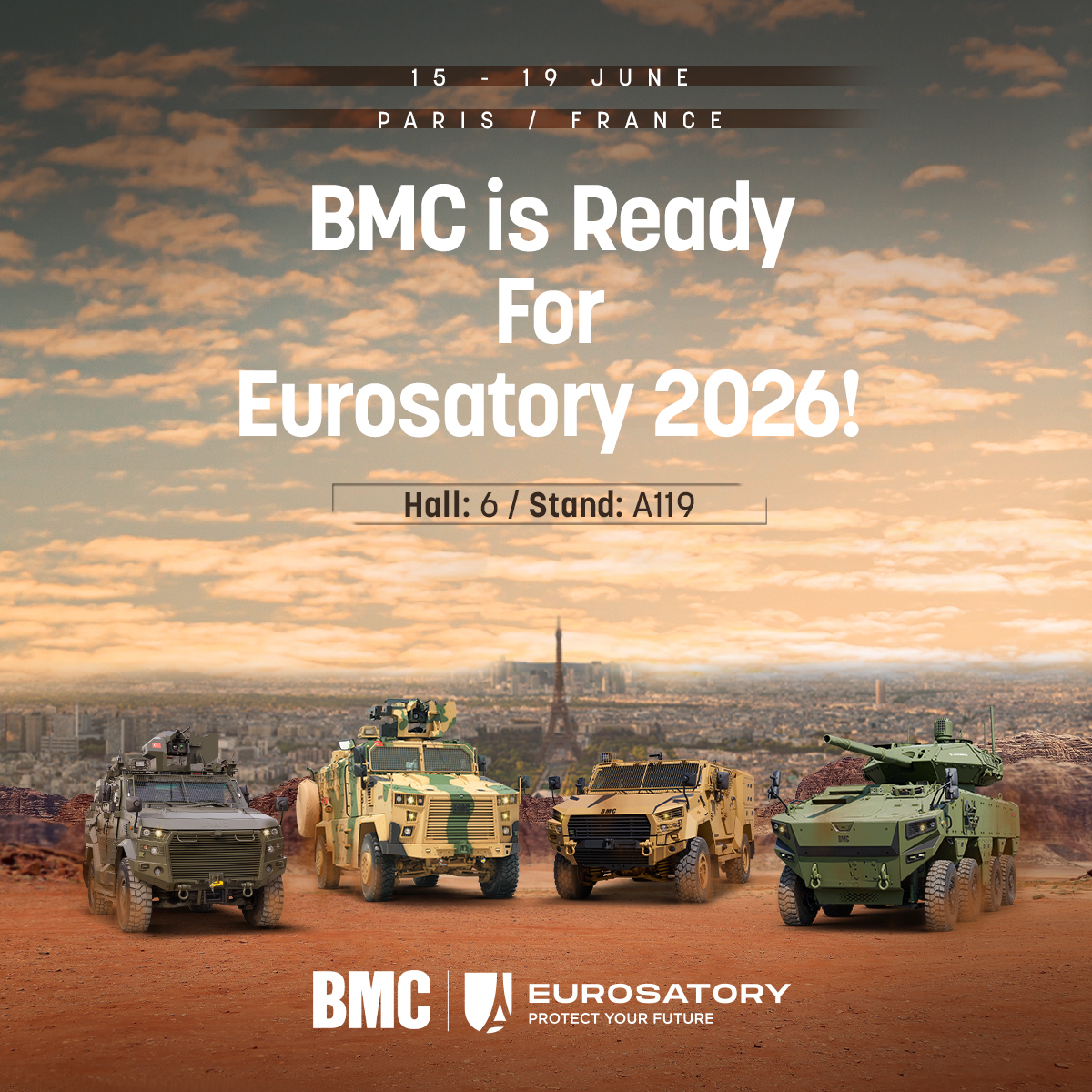 WE ARE IN PARIS FOR EUROSATORY 2026!