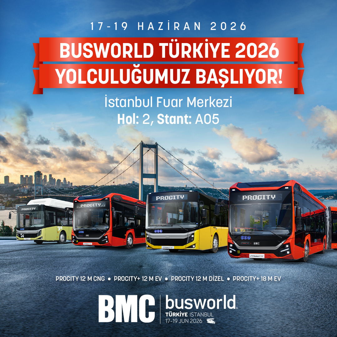 BUSWORLD TÜRKİYE 2026'DA YERİMİZİ ALDIK!
