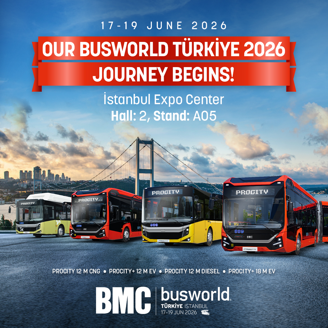 WE ARE AT BUSWORLD TÜRKİYE 2026!