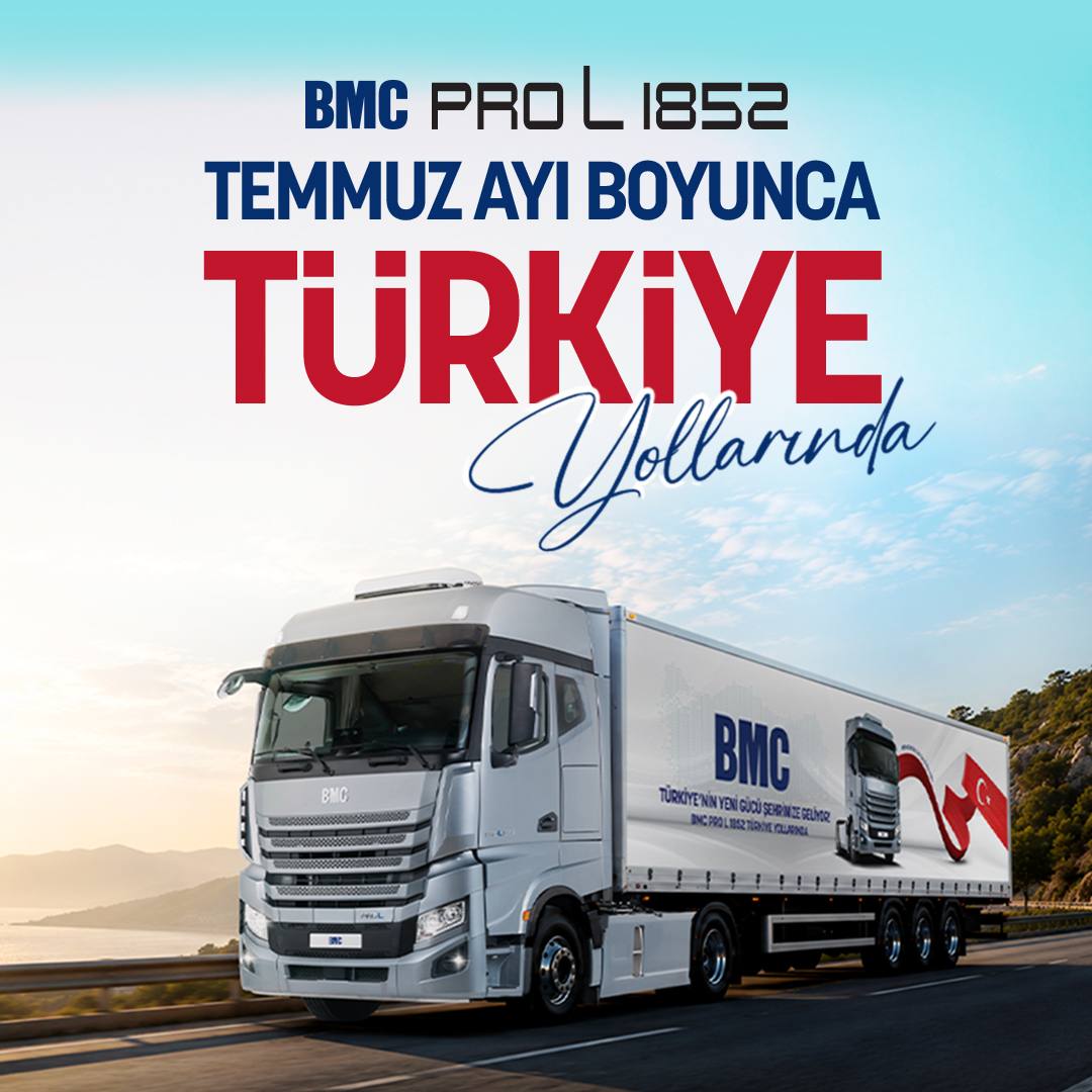 BMC PRO L TÜRKİYE YOLLARINDA!