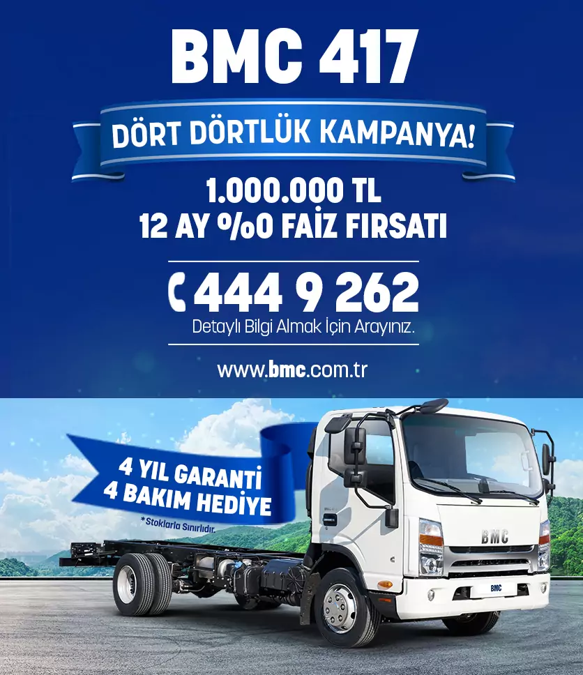 BMC 417 HAFİF KAMYON'U YAKINDAN TANIYIN