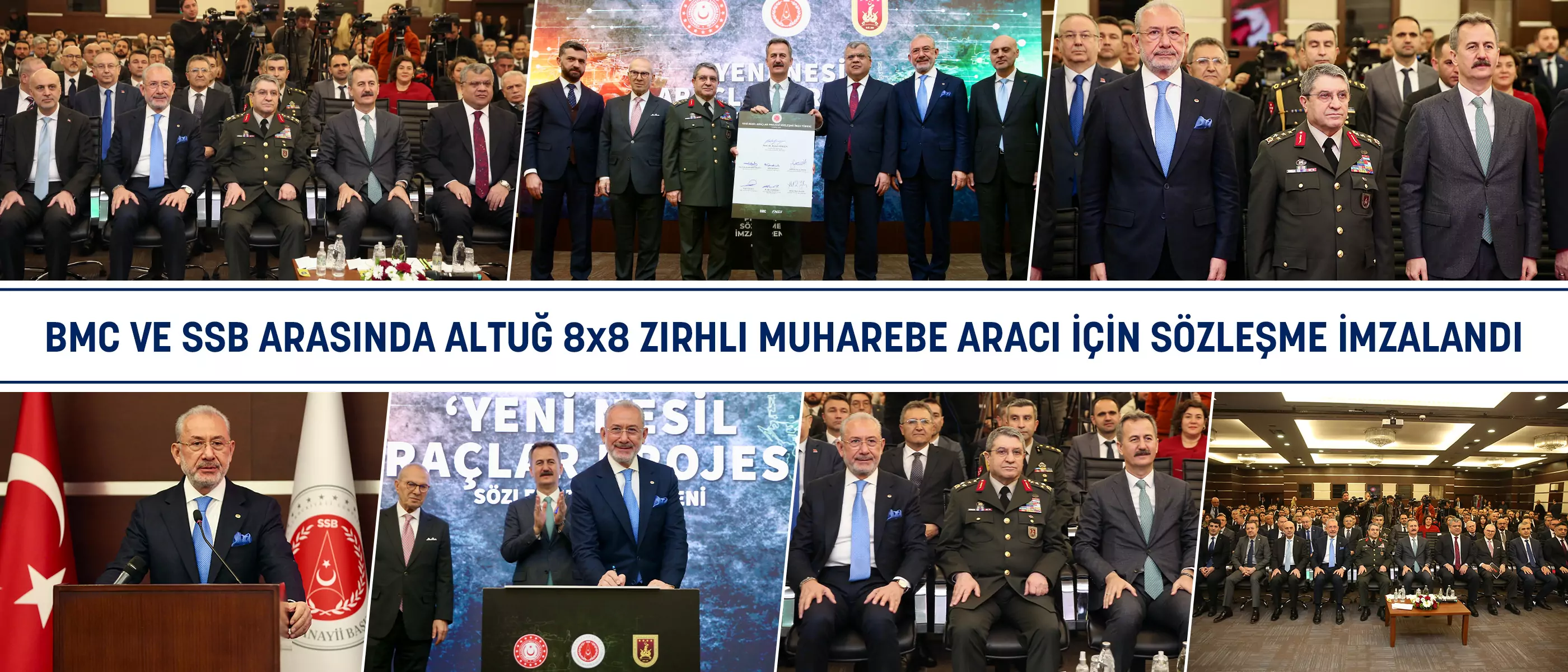 BMC VE SSB ARASINDA ALTUG 8X8 ZIRHLI MUHARREBE ARACI İÇİN SÖZLEŞME İMZALANDI