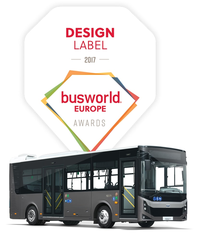 BMC WON THE BEST DESIGN AWARD OF BUSWORLD AWARDS