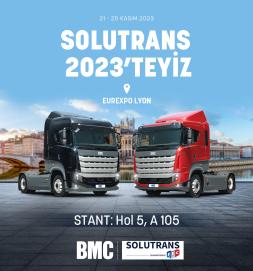 BMC TUĞRA ÇEKİCİLER SOLUTRANS 2023’TE ZİYARETÇİLERİNİ BEKLİYOR