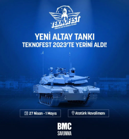 YENİ ALTAY TANKI TEKNOFEST 2023'TE YERİNİ ALDI!