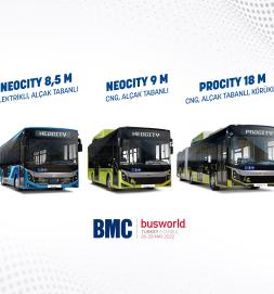 BMC ÇEVRE DOSTU OTOBÜSLERİYLE BUSWORLD TURKEY 2022 FUARI’NDA